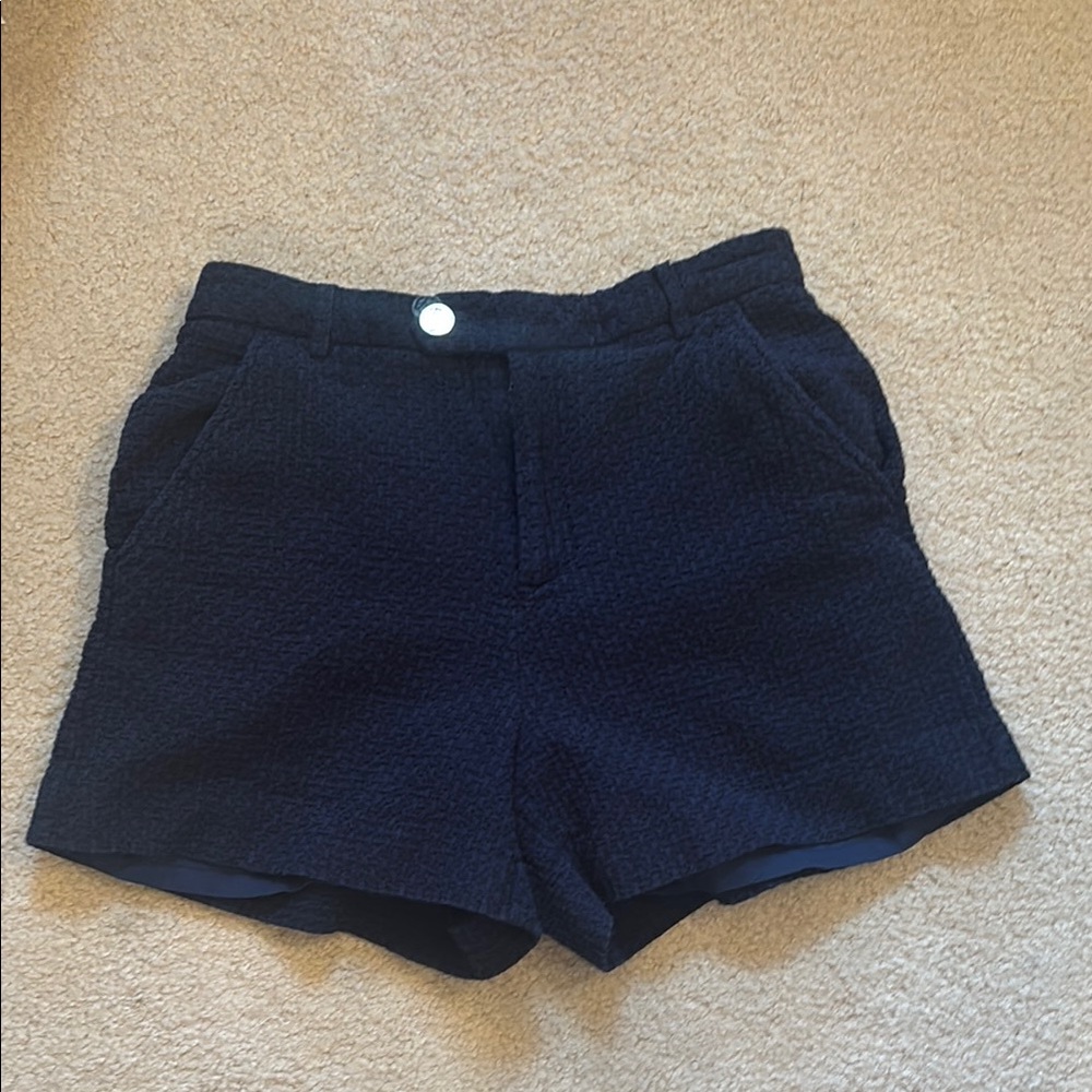 DRAPER‎ JAMES | Navy blue, tweed shorts, size 12